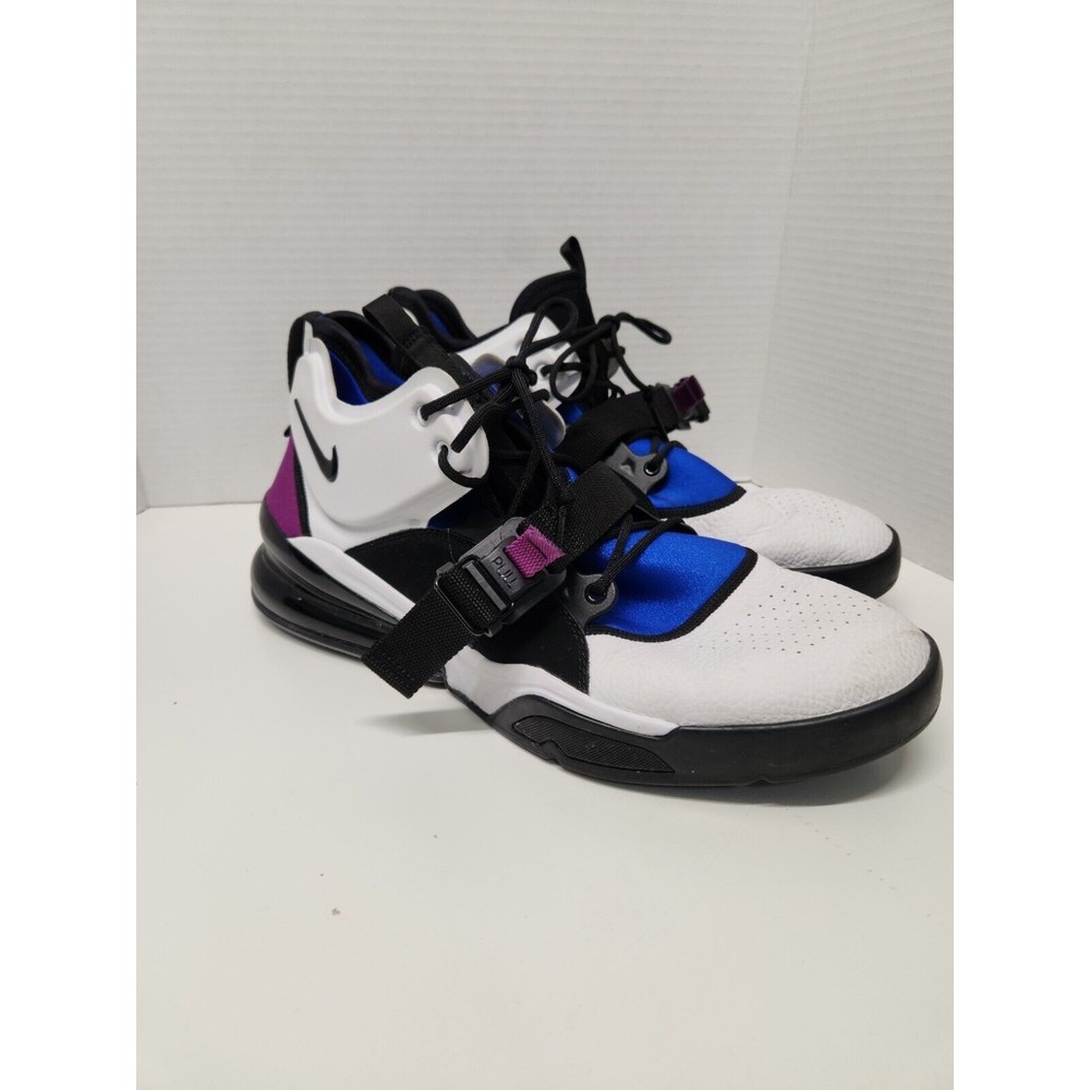 Nike Mens Air Force 270 AH6772-101 White Basketball Shoes Sneakers Size 15